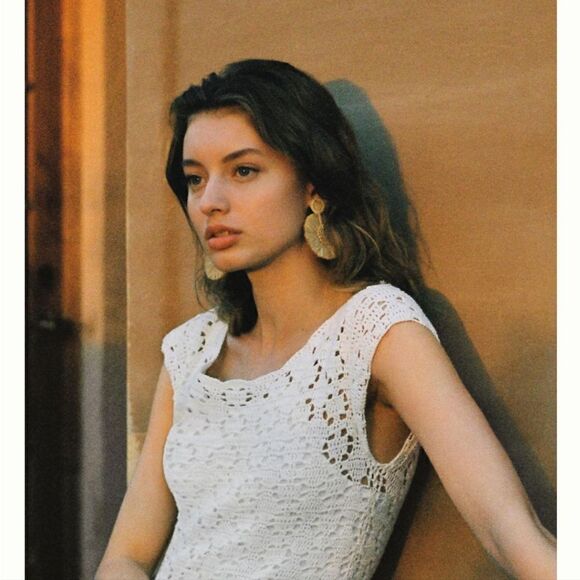 Anthropologie Brittania Crochet Midi Dress - Picture 11 of 11